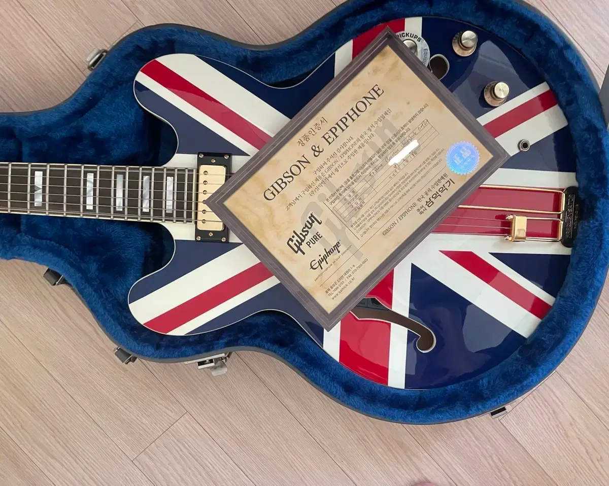 エピフォンシェラトンユニオンジャック